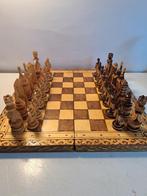Jeu déchecs - Handgemaakt Groot Schaakspel (king 12 cm.) &, Antiek en Kunst, Curiosa en Brocante