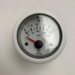 Bieden: VDO 30BAR pressure gauge OIL pressure white N02 124, Watersport en Boten, Ophalen of Verzenden, Nieuw