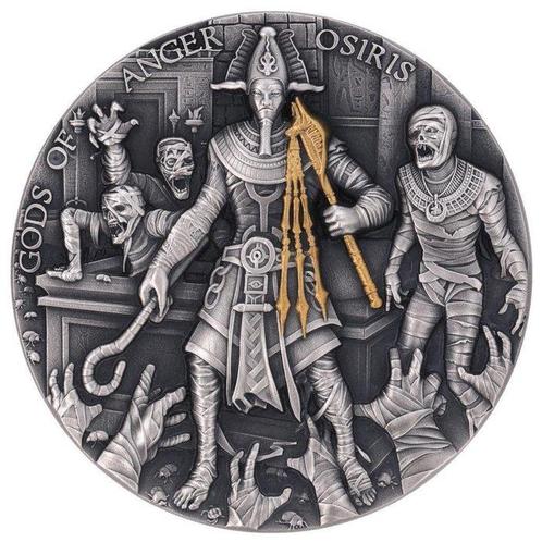 Niue. 5 Dollars 2023 Freya Osiris Gods of Anger, 2 Oz (.999), Postzegels en Munten, Munten | Europa | Niet-Euromunten