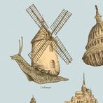 Cédric Lestiennes - Les escargots, Antiek en Kunst