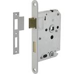 Woningbouw toilet-/badkamerslot wit 63/8 mm - voor binnen..., Ophalen of Verzenden, Slot