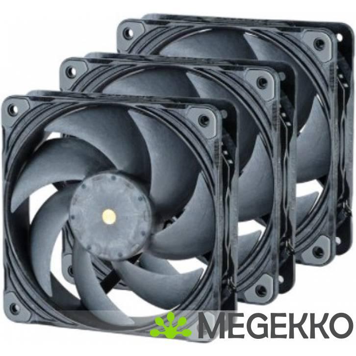 Phanteks T30 PWM 120mm Fan, Triple-Pack - black, Computers en Software, Computerkoelers, Nieuw, Verzenden
