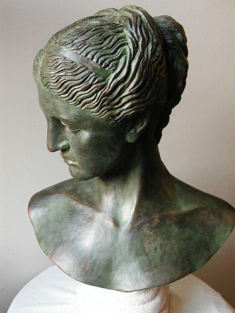 Jean Pierre Le Cann (1969) - sculptuur, Aphrodite - 42 cm -, Antiquités & Art, Antiquités | Céramique & Poterie