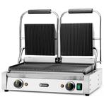 Contact-/Paninigrill | Dubbel | Gegroefd Oppervlak 475x230, Verzenden, Nieuw in verpakking
