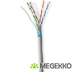 Nedis CCBG8522GY50S netwerkkabel Grijs 50 m Cat6 F/UTP (FTP), Verzenden, Nieuw