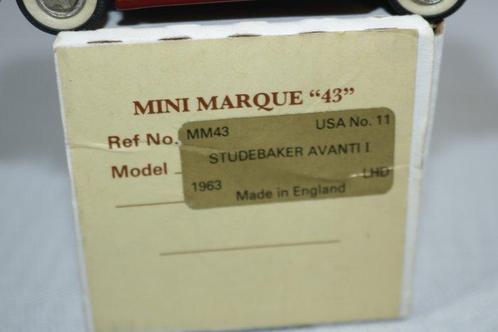 Mini Margue hand-built 1:43 - Voiture miniature - Mini, Hobby en Vrije tijd, Modelauto's | 1:5 tot 1:12