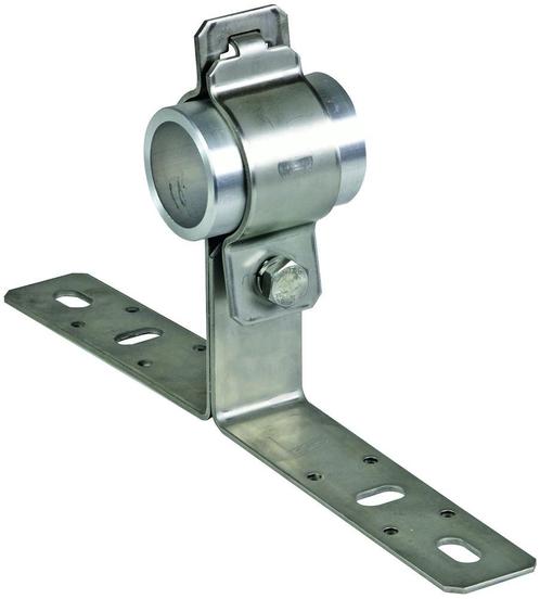 Dehn Roestvrij Staal Montagebeugel Met Klamp Voor 50mm, Doe-het-zelf en Bouw, Elektriciteit en Kabels, Verzenden