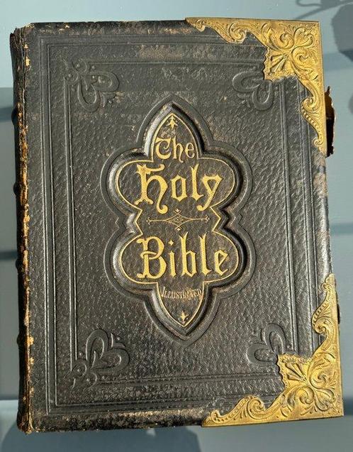 The Holy Bible illustrated - 1890, Antiek en Kunst, Antiek | Boeken en Manuscripten