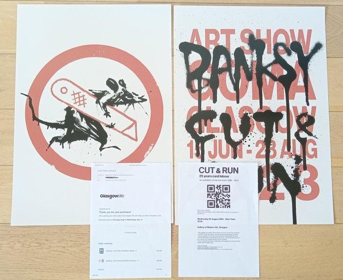 Banksy (after) - banksy - Cut And Run Posters Banksy - 2020s, Antiek en Kunst, Kunst | Designobjecten