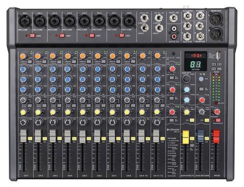 Citronic CMC-16 Mengpaneel 8 Kanalen 16 Ingangen DSP USB BT, Muziek en Instrumenten, Microfoons