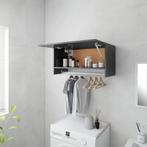 vidaXL Garde-robe Gris brillant 70x32,5x35 cm Aggloméré