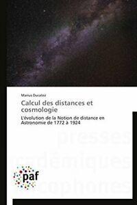 Calcul des distances et cosmologie. DUCATEZ-M   ., Livres, Livres Autre, Envoi