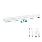 LED T5 tube geïntegreerd armatuur 10W Schakelaar 90 cm, Maison & Meubles, Lampes | Autre, Verzenden