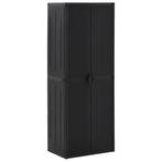 vidaXL Armoire de rangement de jardin Noir 65x45x172 cm, Verzenden, Neuf