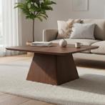 Salontafel Mangohout Salontafel Mick Vierkant Bruin 80x80 cm, Verzenden