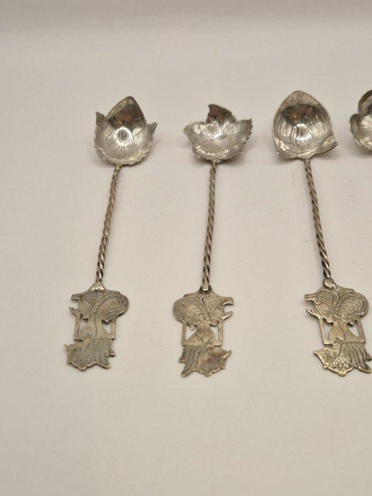 Koffielepel - .800 zilver, Antiek en Kunst, Antiek | Zilver en Goud