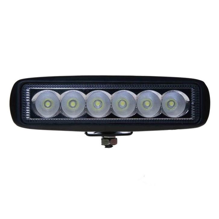 18W LED Breedstraler Rechthoekig Basis, Ja, 2-Pins AMP-Super, Auto-onderdelen, Verlichting, Ophalen of Verzenden
