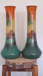 François-Théodore Legras - Vaas (2)  - Glas, Antiek en Kunst