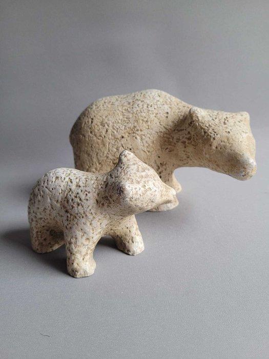 Orhan Otay - Beeldje - Niedwiedzie polarne (2) - Keramiek, Antiek en Kunst, Antiek | Glaswerk en Kristal