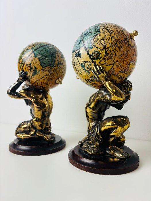 Globe - 1970-1980 - Ensemble de supports de livres italiens, Antiek en Kunst, Curiosa en Brocante