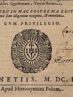 Benedicti Pererii - De communibus omnium rerum, Benedetto, Antiek en Kunst, Antiek | Boeken en Manuscripten