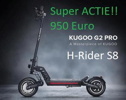 Kugoo G2 Pro / Hrider S8 12,5ah- 15ah nieuw 2j Garantie