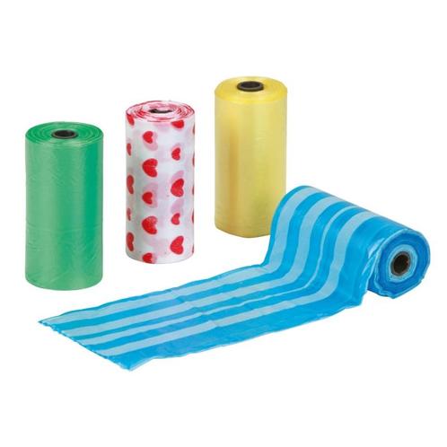 Poepzakjes 4 rollen met elk 20 zakjes, gekleurd - kerbl, Dieren en Toebehoren, Honden-accessoires, Nieuw