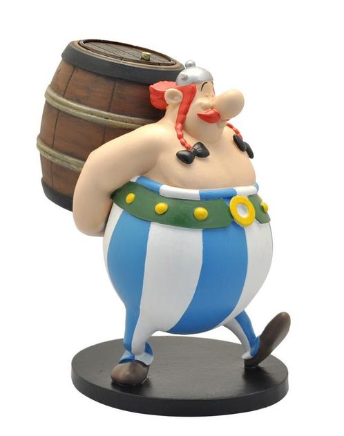 Asterix & Obelix Beeld Obelix met zijn Ton 19 cm, Collections, Personnages de BD, Enlèvement ou Envoi