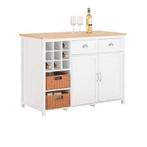 2dekans | SoBuy Keukenkast - Wit - Hout - 120x90x56cm, Doe-het-zelf en Bouw, Hout en Planken, Ophalen of Verzenden, Nieuw