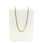 Gouden scroll schakelketting; Midas, Ophalen of Verzenden, Gebruikt, Overige kleuren, Goud