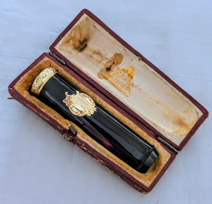 Zonder minimumprijs - Sigarenhouder - 18 kt goud - Zonder, Verzamelen, Rookartikelen, Aanstekers en Luciferdoosjes