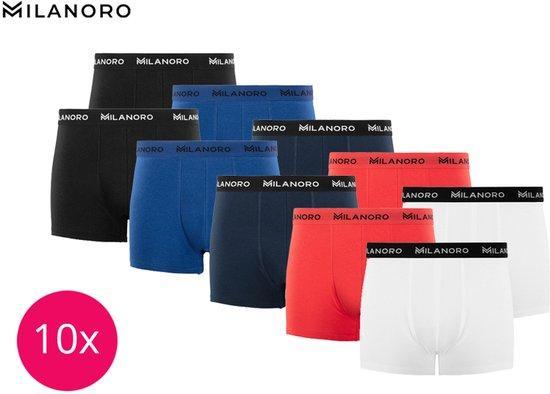 2dekans | Milanoro - Set van 10 stijlvolle katoenen, Kleding | Heren, Ondergoed, Ophalen of Verzenden