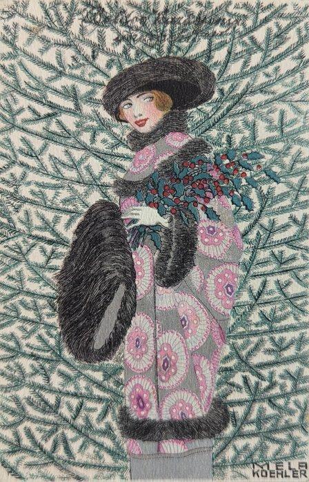 Oostenrijk - Europa, Folklore, Poppen, Vrouwen (vrouwen aan, Antiek en Kunst, Kunst | Designobjecten