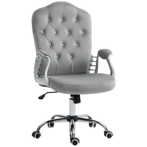 Bureaustoel - Ergodesk - Ergonomisch - Kunstleer - Grijs, Huis en Inrichting, Bureaus, Nieuw, Ophalen of Verzenden