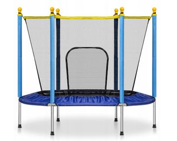 Veilige en leuke trampoline met net - Ø 140 cm - Max 45 kg, Ophalen of Verzenden
