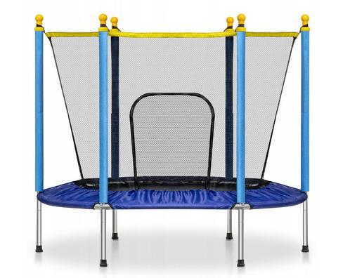 Veilige en leuke trampoline met net - Ø 140 cm - Max 45 kg, Kinderen en Baby's, Speelgoed | Buiten | Trampolines, Nieuw, Ophalen of Verzenden