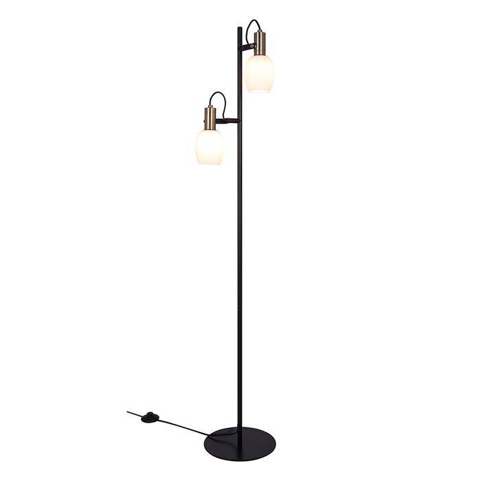 Nordlux - Nordlux - Staande lamp - Arild vloerlamp zwart -, Antiek en Kunst, Antiek | Verlichting