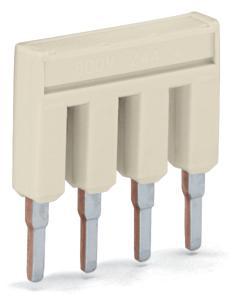 Wago 2004-410 10-Weg Geïsoleerde Brug 32A Lichtgrijs -, Doe-het-zelf en Bouw, Elektriciteit en Kabels, Verzenden