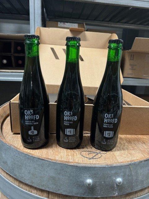 Snab - Oks Hoofd Scotch Ale - 37,5cl - 3 flessen, Verzamelen, Wijnen