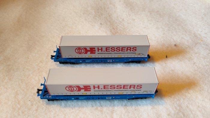 Minitrix N - 18711 - Modeltrein goederenwagonset (2) - NMBS, Hobby en Vrije tijd, Modeltreinen | N-Spoor