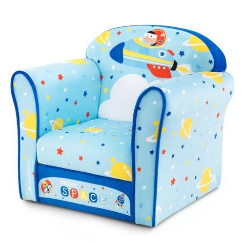 Tweedekans | Comfortabele en Veilige Fluwelen Kinderfauteuil, Kinderen en Baby's, Kinderkamer | Complete kinderkamers, Ophalen of Verzenden