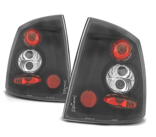 FEUX ARRIÈRE POUR OPEL ASTRA G 2P 4P 97-04 FOND NOIR, Auto-onderdelen, Verlichting, Verzenden