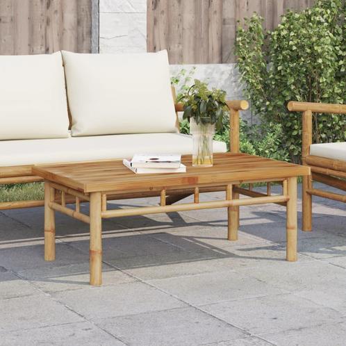 vidaXL Salontafel 90x50x35 cm bamboe, Huis en Inrichting, Tafels | Salontafels, Nieuw, Verzenden