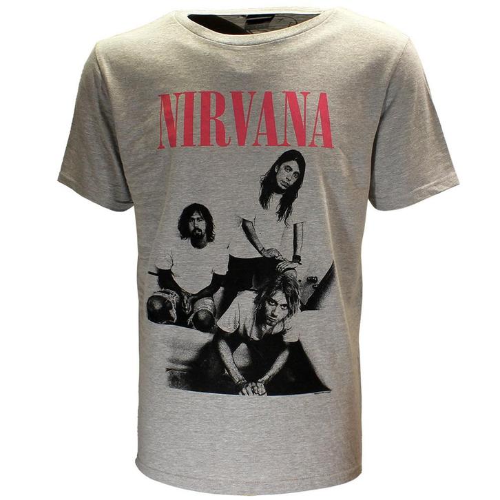 Nirvana Bathroom Photo T-Shirt - Officiële Merchandise, Kleding | Heren, T-shirts