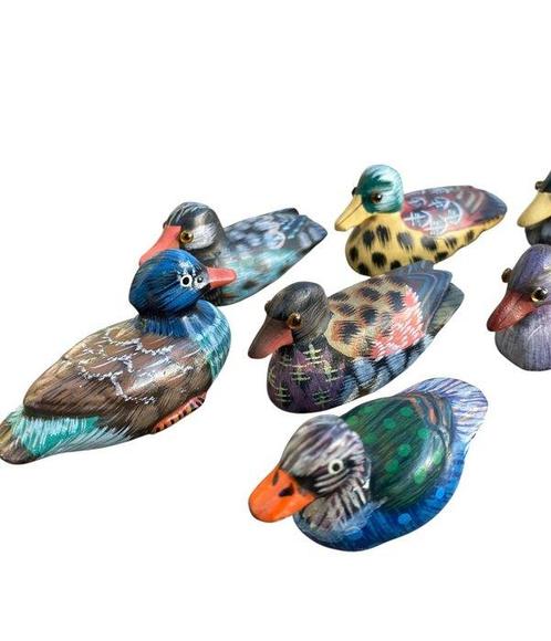Appelant canard (11) - Bois, Céramique, Antiek en Kunst, Antiek | Speelgoed