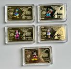 Themacollectie - Exclusieve collectie van 5 Disney vergulde, Nieuw