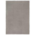 vidaXL Tapis rectangulaire Gris 200x300 cm Coton, Verzenden, Neuf