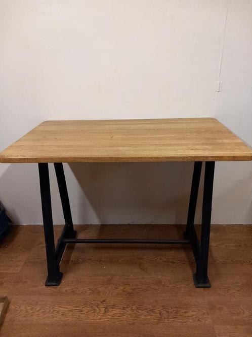 Vintage Bartafel T1366 - 130x80- Vintage/Café, Huis en Inrichting, Tafels | Eettafels, Ophalen