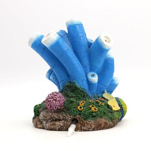 Koraal blauw met luchtaansluiting, kunstkoraal OS-150 - aqua, Dieren en Toebehoren, Vissen | Aquaria en Toebehoren, Sierelement