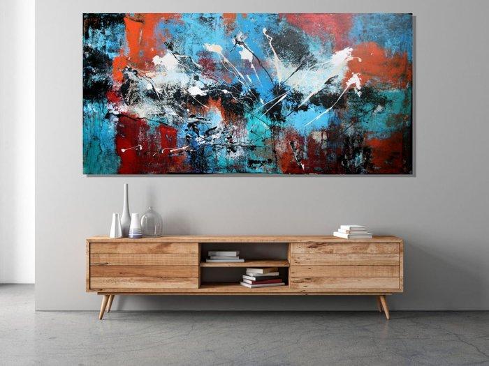 Katarzyna Gatkiewicz - Mika- - Hard hit- XXL, Antiquités & Art, Art | Peinture | Moderne